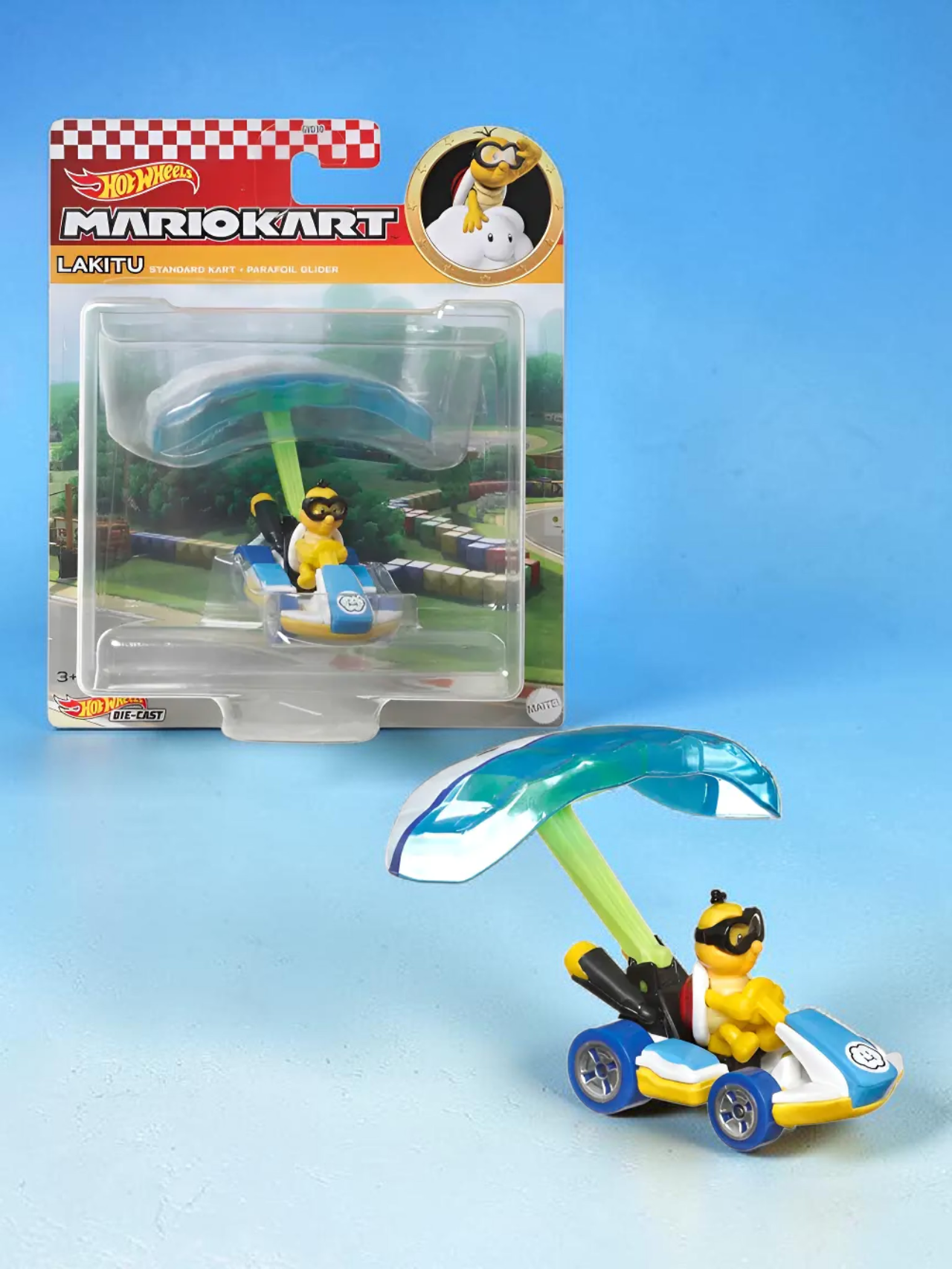 HotWheels Mariokart series Lakitu Standard kart Imported 1:64 Scale