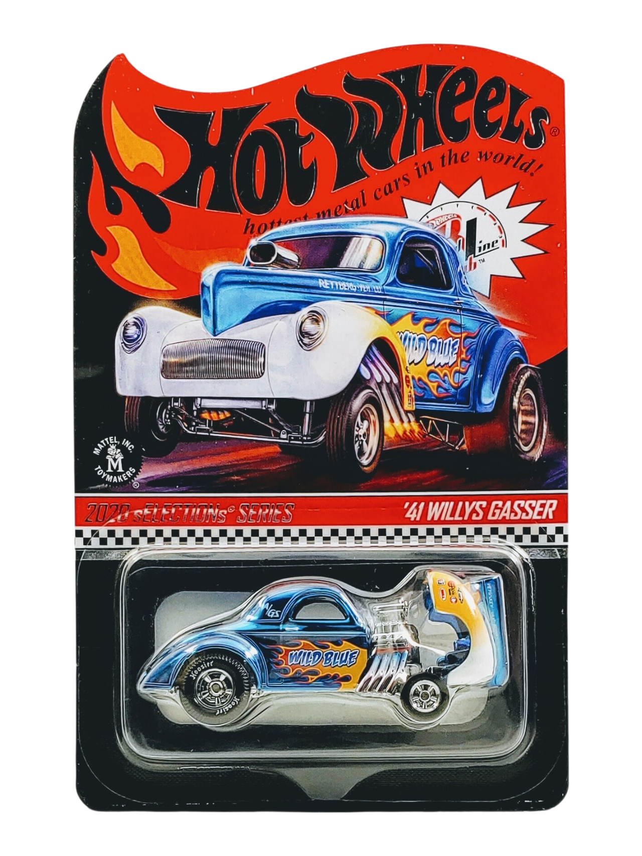 HotWheels RLC 41 Willys Gasser Imported 1:64 Scale (With Protector)