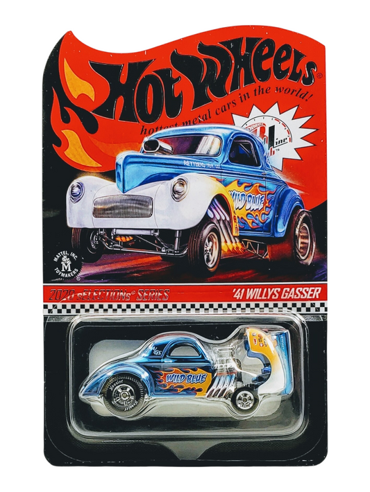 HotWheels RLC 41 Willys Gasser Imported 1:64 Scale (With Protector)
