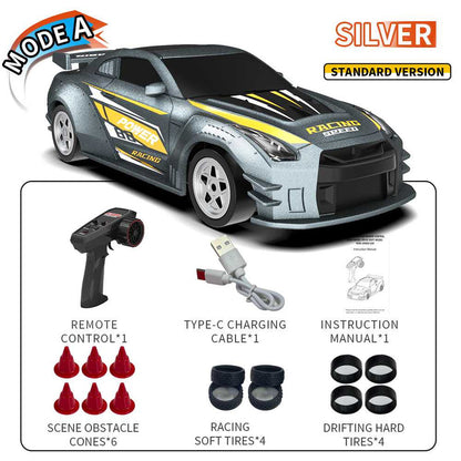 Gallop Drift Rear wheel Drive Racing Remote Control Rc Car 2×1.5V Battery Fully Professional Synchronisation Control System 1:18 Scale
