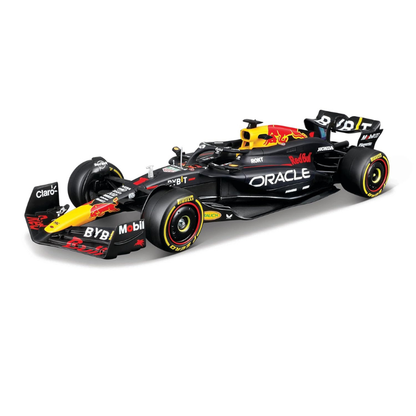 Bburago Oracle Red Bull Racing F1 Car with Max Verstappen Driver Figure – 1:24 Scale Die-Cast Model