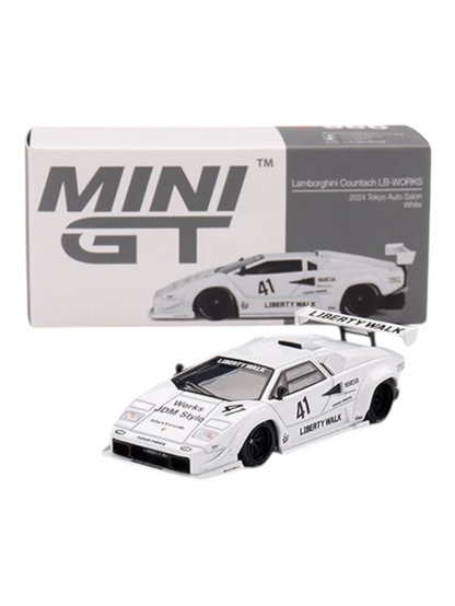 Mini GT Lamborghini Countach LB-Works (2024 Tokyo Auto Salon) 1:64 Scale