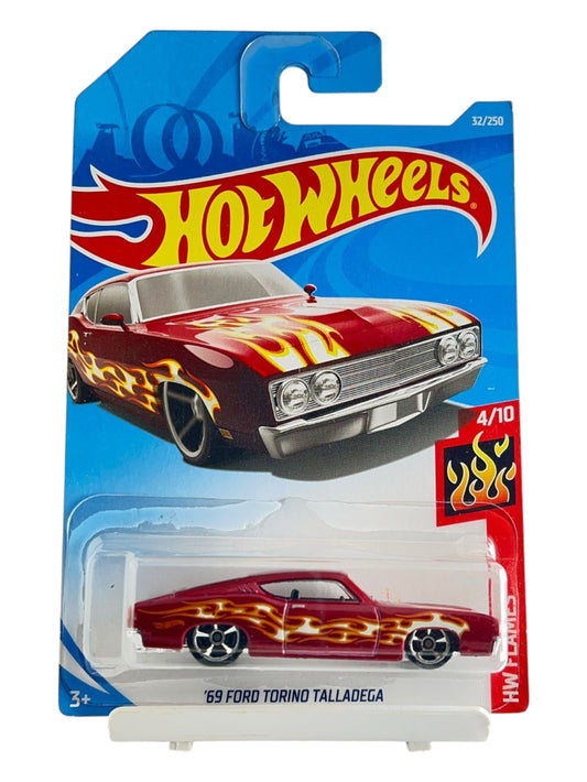 Hotwheels 69 Ford Torino Talladega imported mainline 1:64 Scale