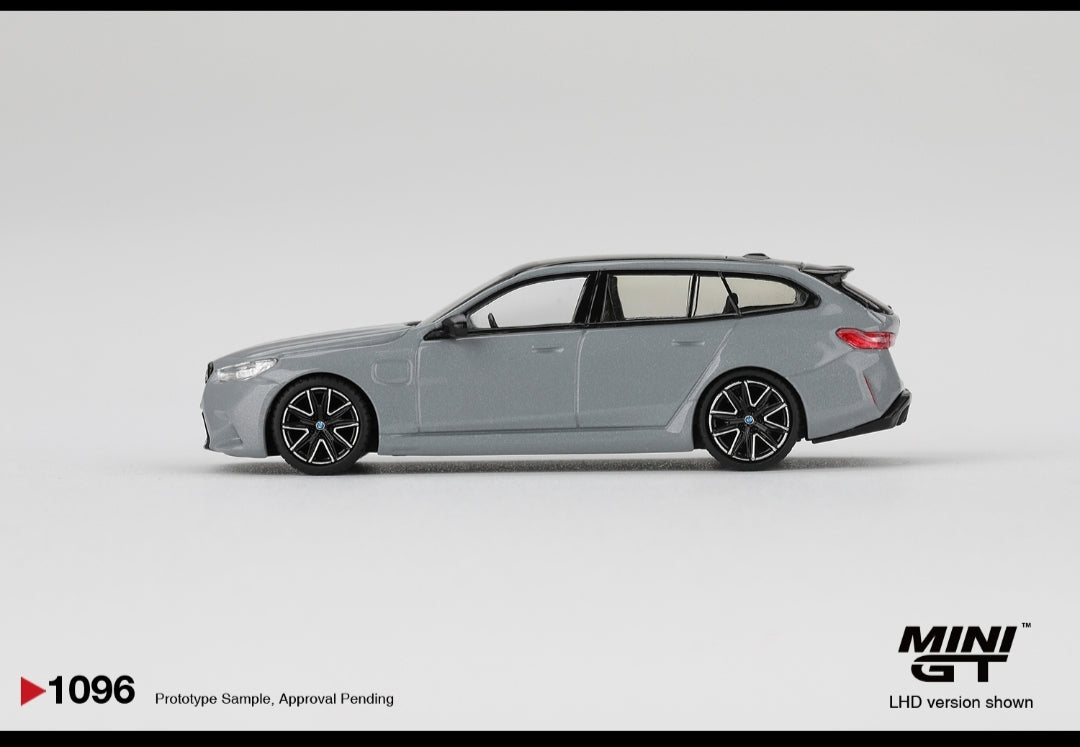 Mini GT BMW M5 Touring G99 Brooklyn Grey Metallic (No.1096) 1:64 Scale