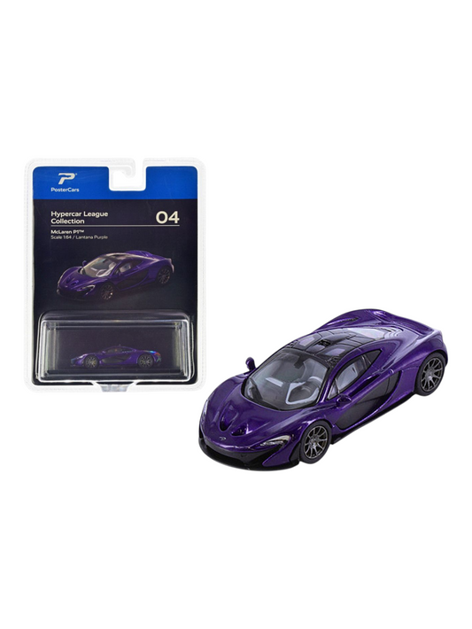 PosterCars Hypercar League Collection Mclaren P1 1:64 Scale