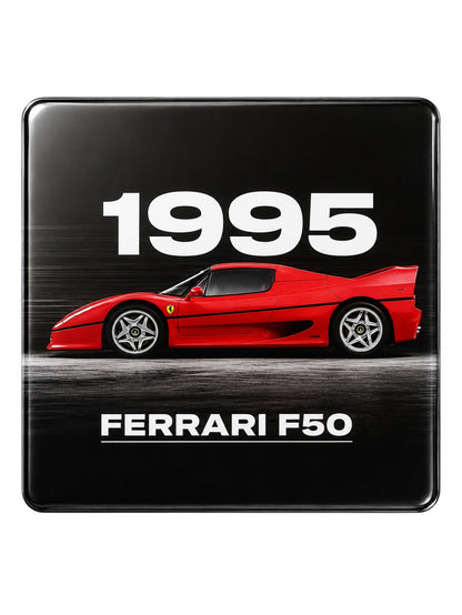 Ferrari Heritage Series Fridge Magnet – Premium Metal Car Magnet | F40, F50, Enzo, LaFerrari, 488 Pista, F80 & 288 GTO Designs