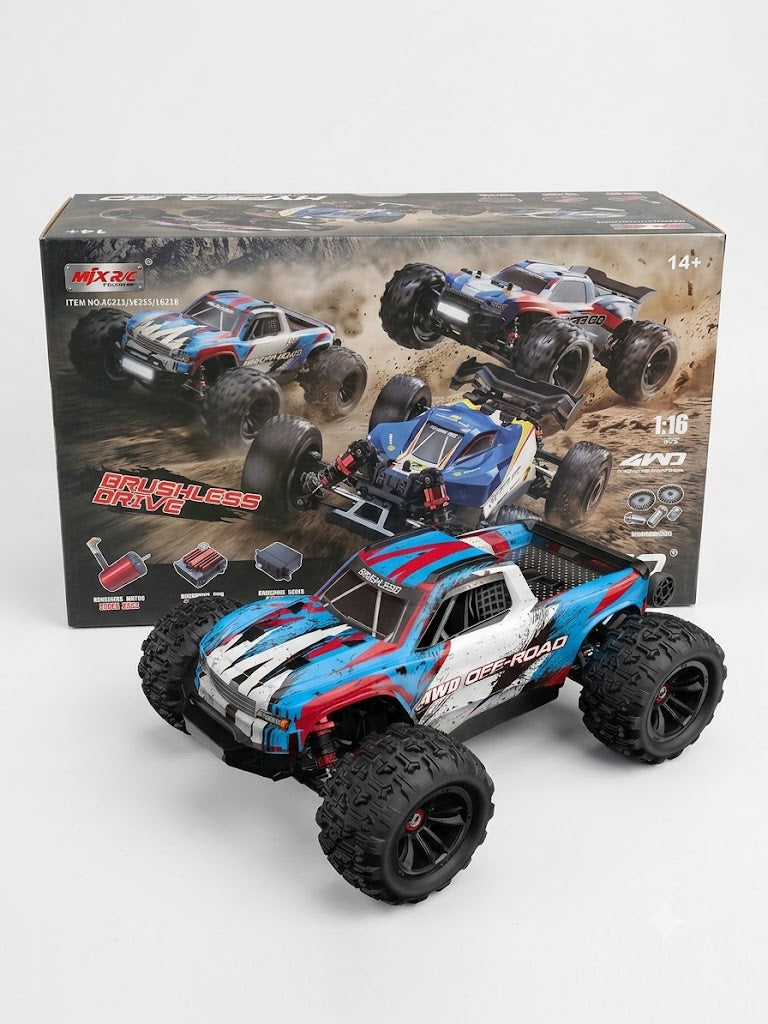 MJX Technic Hyper Go Brushless Drive 4WD High Speed Remote Control Off Road Truck 1:16 Scale | Code: 16218