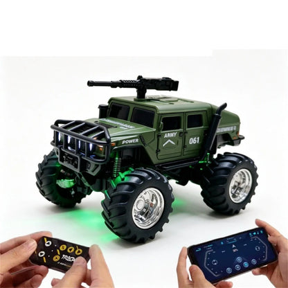 TRASPED Mini RC Crawler 1:64 Scale – Random Assortment | 2.4GHz Remote Control | LED Lights