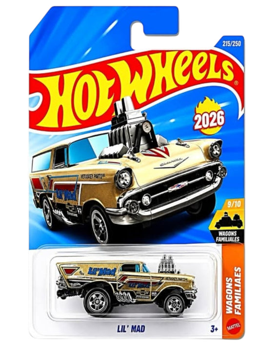 HotWheels"LIL'MAD" Imported Mainline 1:64 Scale