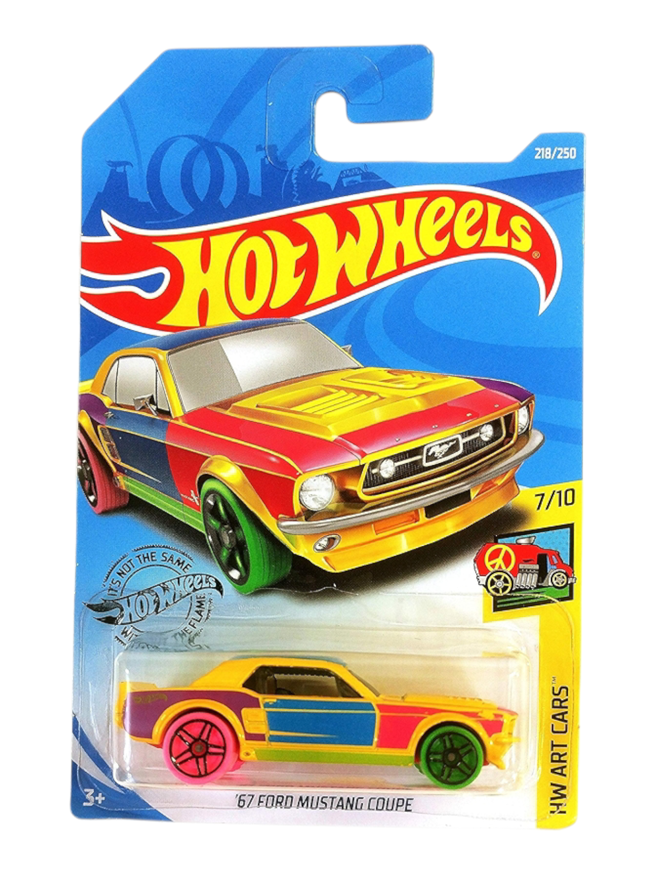 Hotwheels 67 Ford Mustang Coupe Imported Mainline 1:64 Scale FYC26-D7C3