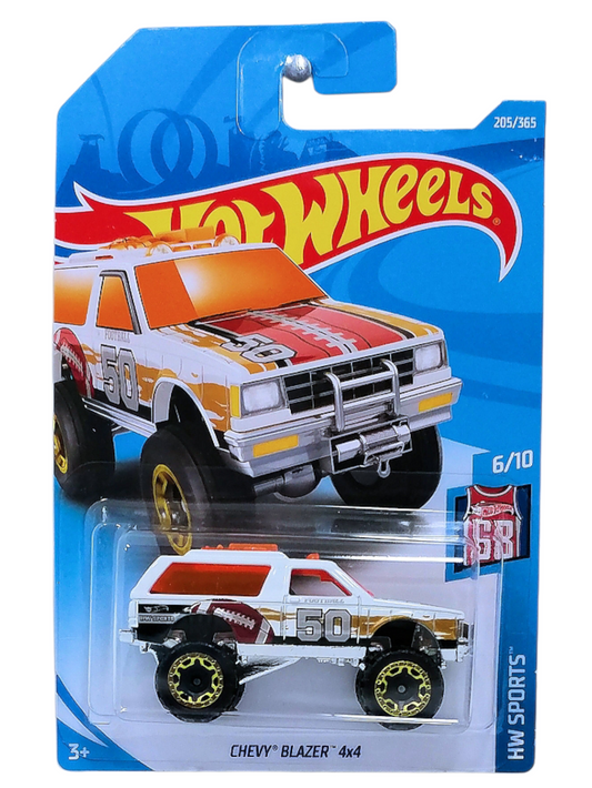 Hotwheels CHEVY BLAZER 4x4 Imported Mainline 1:64 Scale FJW29-D7C3