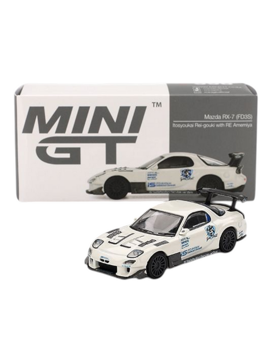 Mini GT Mazda RX-7 (FD3S) Itosyoukai Rei-gouki with RE Amemiya Code-996 1:64 Scale