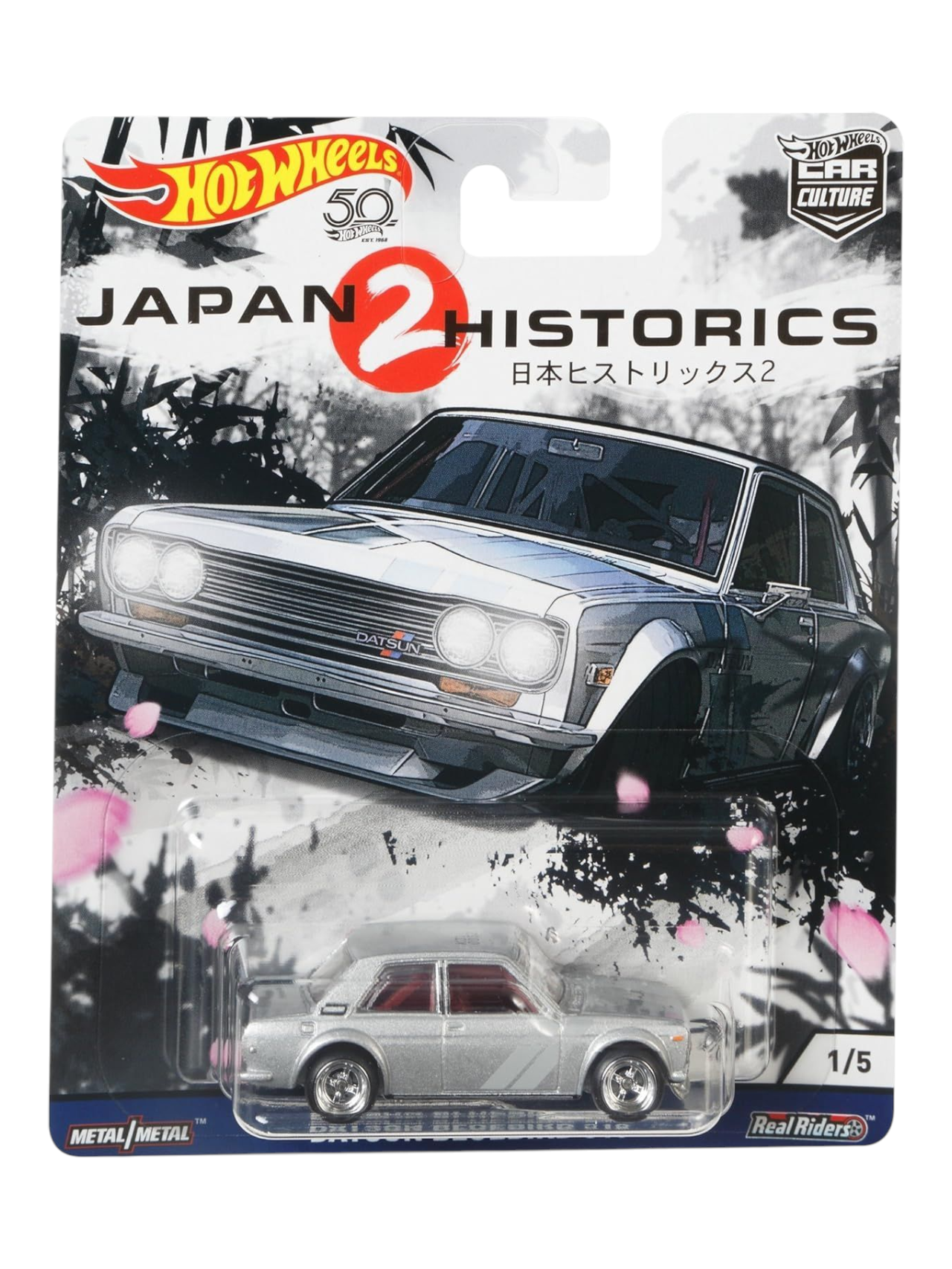 HotWheels Datsun BlueBird 510 Imported Premium (1:64 Scale)