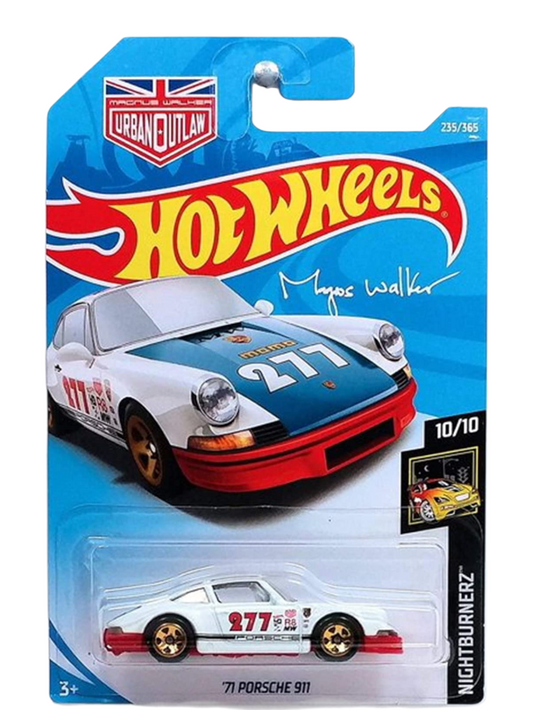 HotWheels 71 Porsche 911 Imported Mainline 1:64 Scale