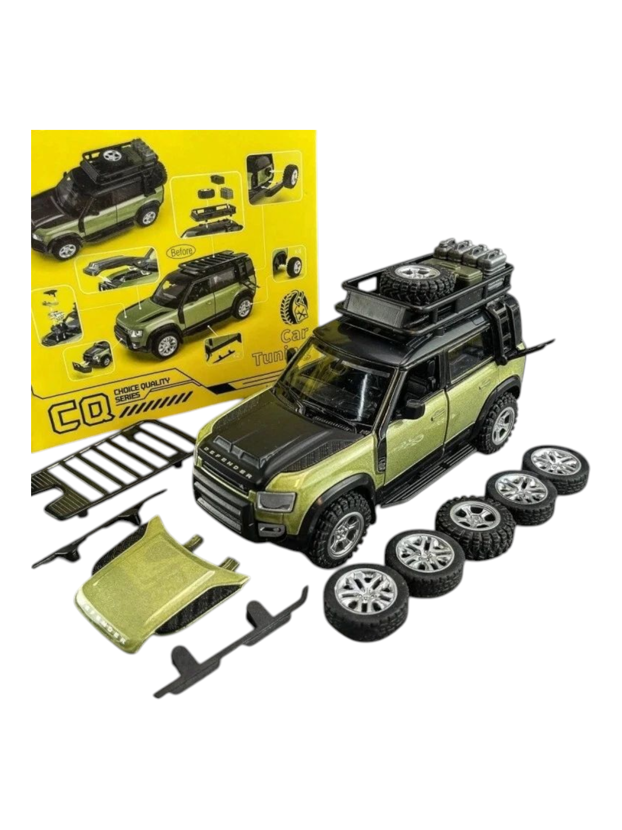 Land Rover Defender 110 1/43 ディスプレイ用装飾品