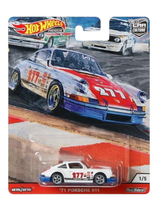 HotWheels 71 Porsche 911 Imported Premium 1:64 Scale