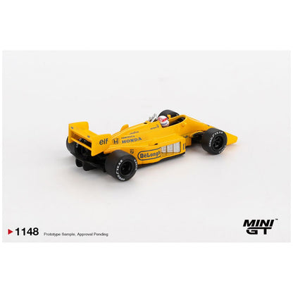 Mini GT #1148: Lotus 99T #11 Satoru Nakajima 1987 Monaco Grand Prix Imported 1:64 Scale