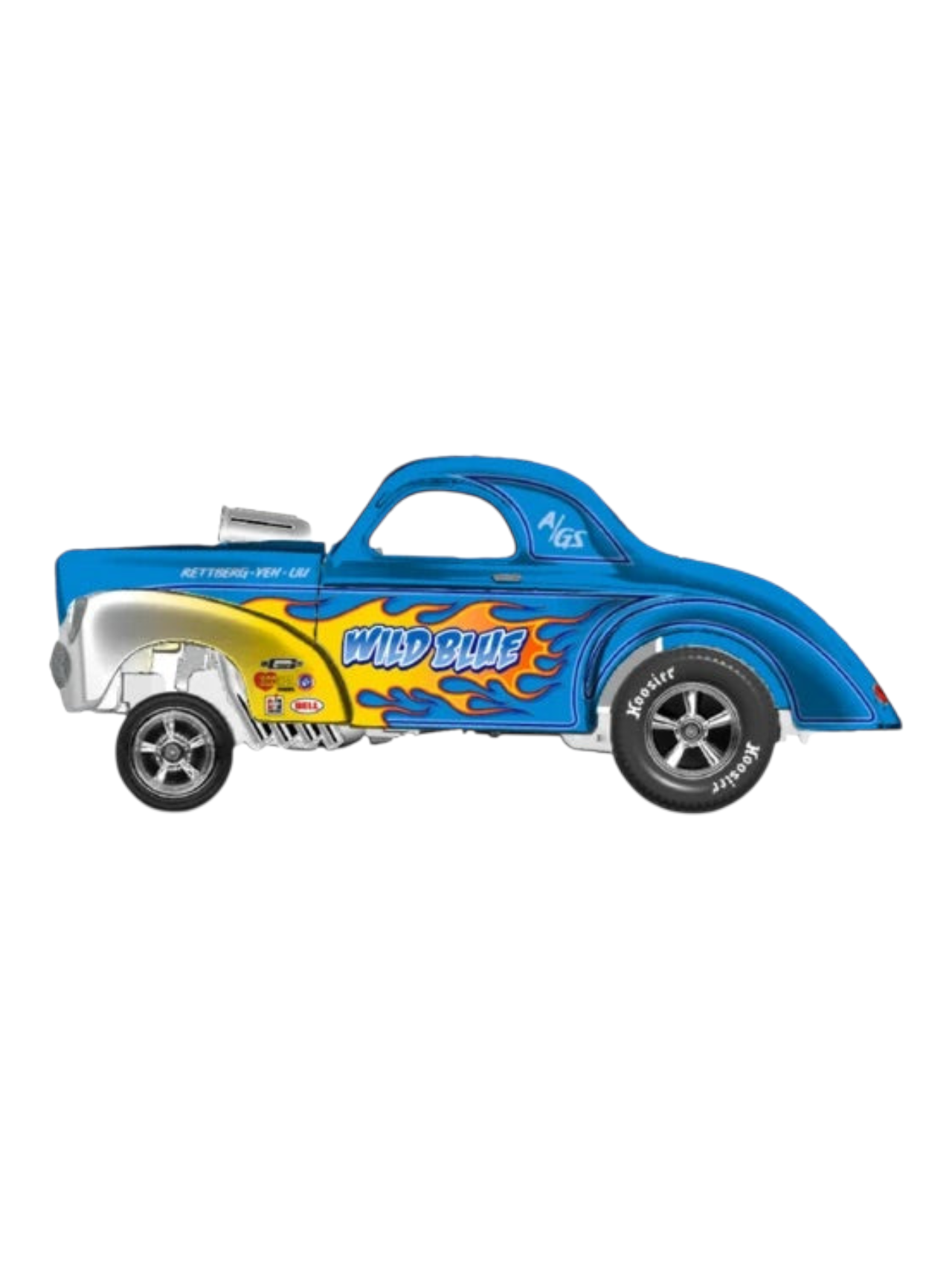 HotWheels RLC 41 Willys Gasser Imported 1:64 Scale (With Protector)