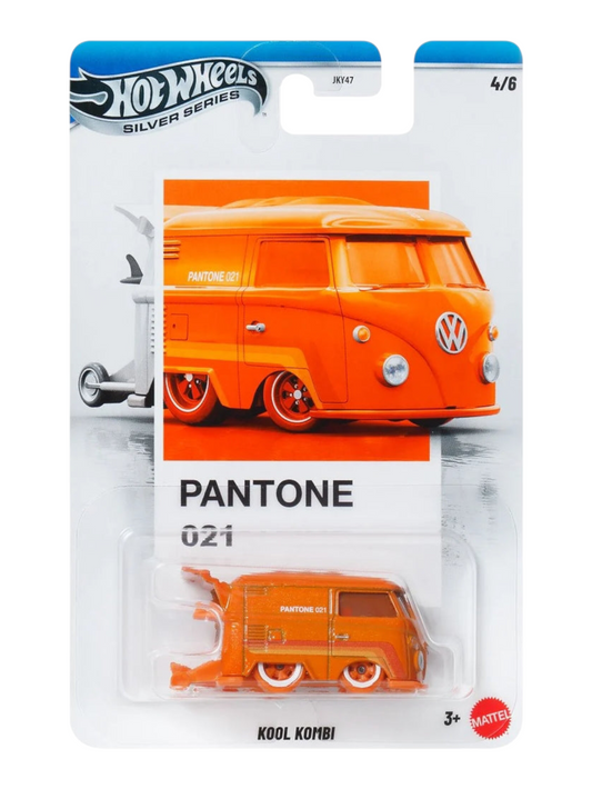 HotWheels Silver Series Pantone Sunset Race Kool Kombi Imported Mainline Card Art 1:64 Scale