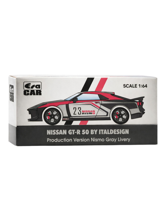 ERA Car Nissan GT-R 50 by Italdesign Diecast Model Car 1:64 Scale – Midnight Blue (Metal Collectible Toy)
