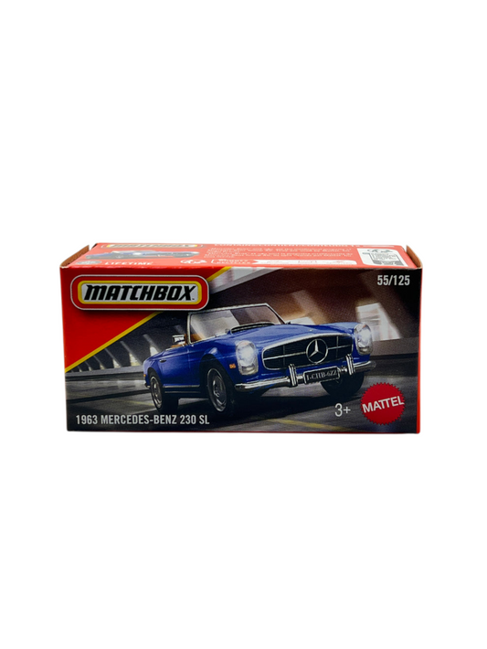Matchbox 1963 Mercedes benz 230 SL Mainline 1:64 Scale No 55