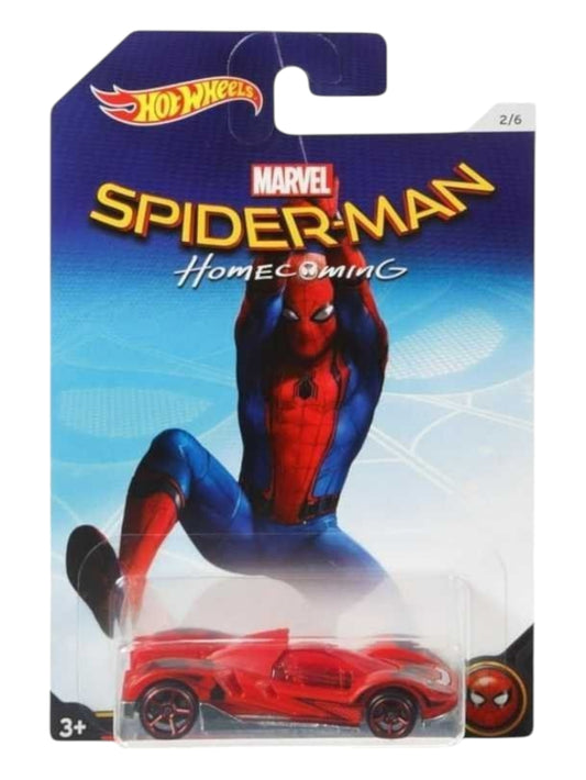 Hotwheels marvel spider-man teegray imported card art mainline 1:64 Scale