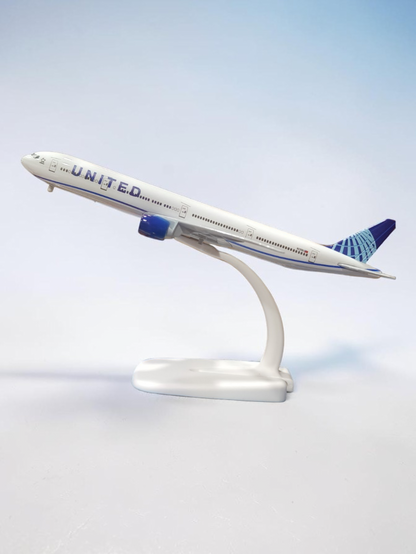 Aircraft 'U N I T E D Boeing N2250U Diecast modal 20cm Scale landing Wheels And Display Stand (No.320) Airplane