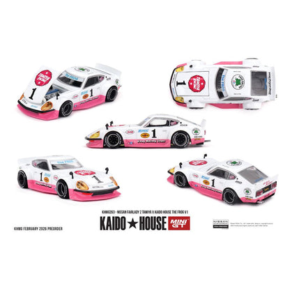 Mini GT Kaido House #263: Nissan Fairlady Z TAMIYA x KAIDO HOUSE "The FROG" V1 Imported 1:64 Scale