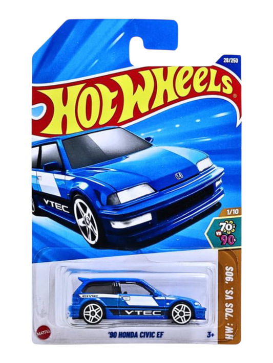 HotWheels 90 Honda Civic EF Imported Mainline 1:64 Scale HYW81-N7C5
