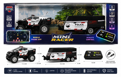 Mini R/C Car ( Remote control) Speed-Regulating Alloy Model Car 1:64 Scale