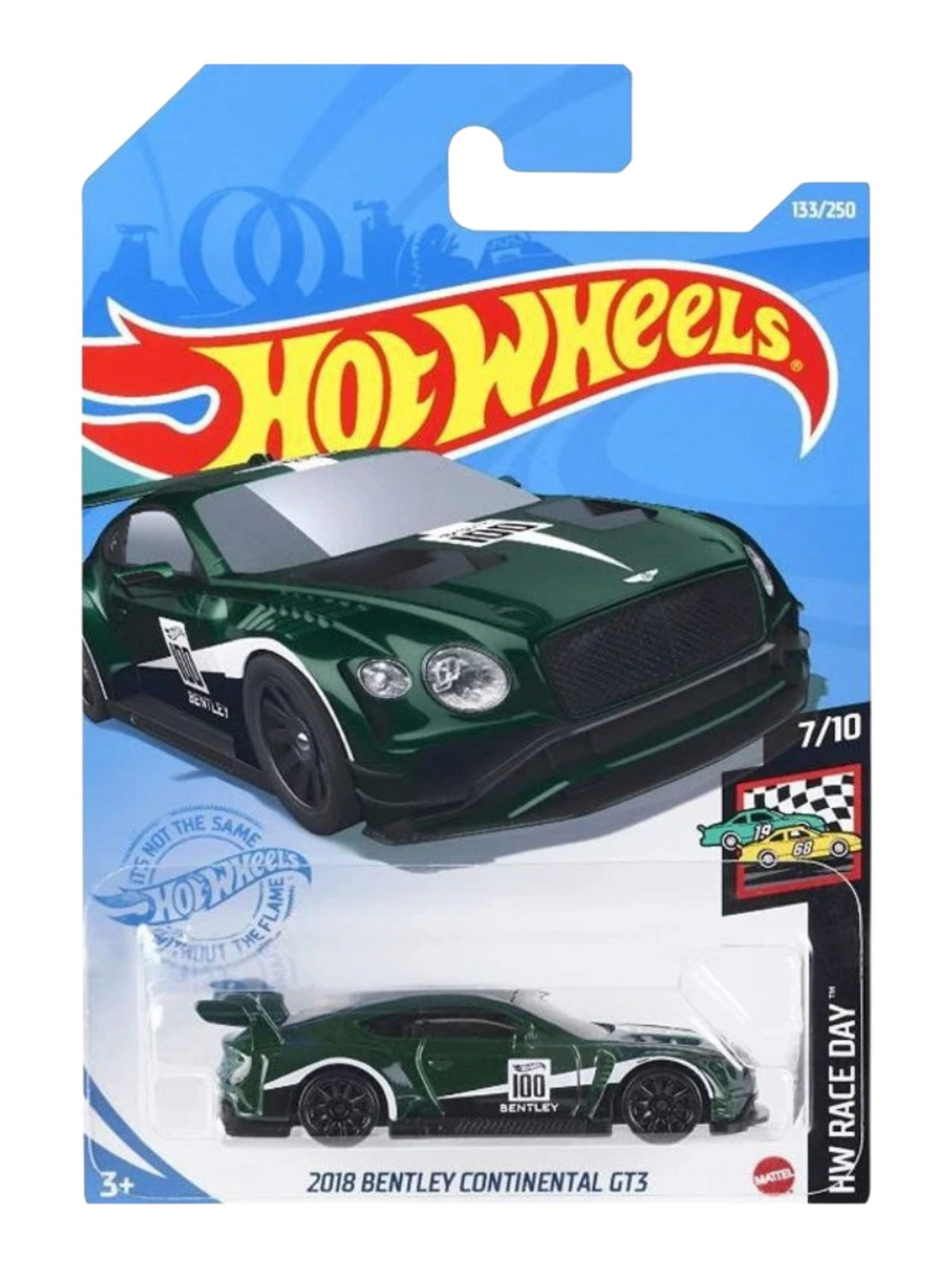 Hotwheels "2018 Bentley Continental GT3 Imported mainline 1:64 Scale GRX93-M7C5G1