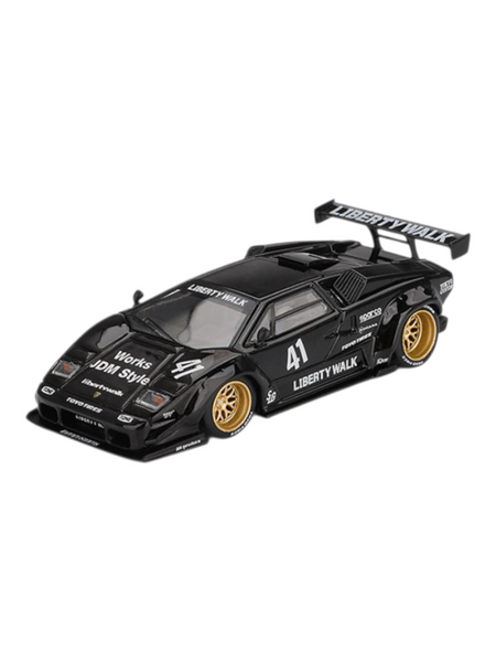 Mini GT Lamborghini Countach LB-Works (Black) Code-1081 1:64 Scale