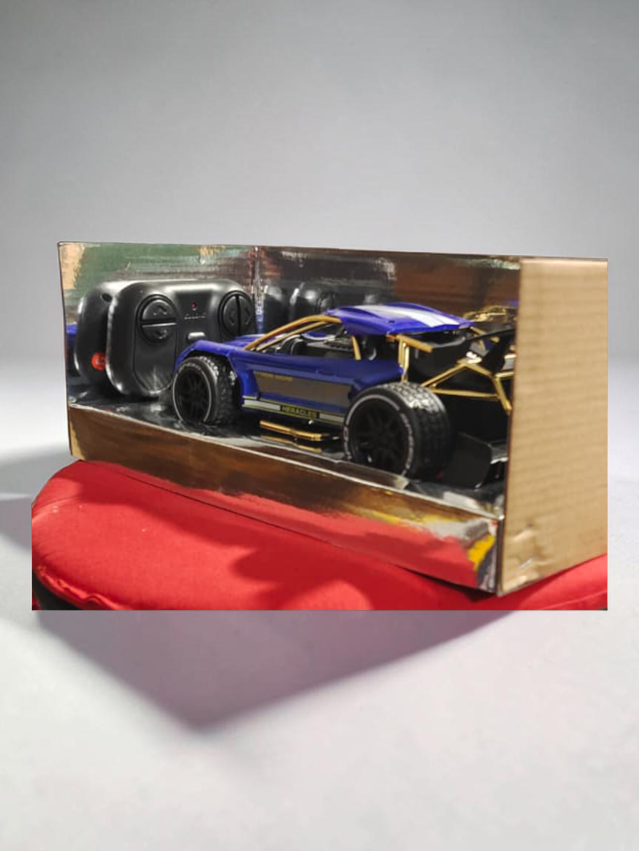 SULONG RC CAR 2.4G Alloy Model Remote Control Car 1:16 Scale Rubber Tires , Rechargeable battery