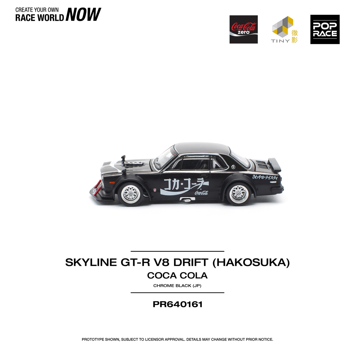 Pop race pr64-161 skyline GT-R v8 drift (hakosuka)  2:64 Scale