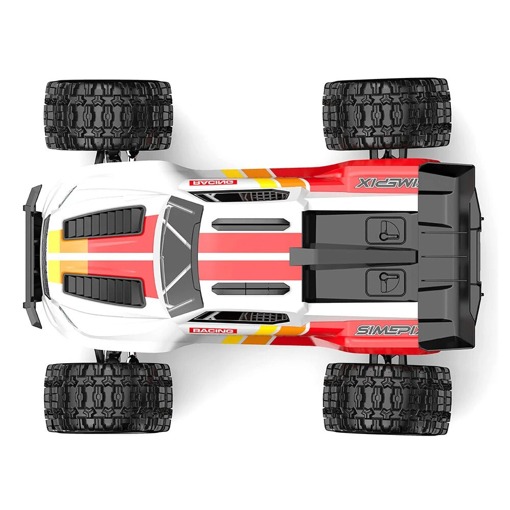 Mjx Hyper Go 18208 High Speed 4WD with 2.4 GHz Remote Control, 4X4 Waterproof Off-Road Truck with Two Rechargeable Batteries and Two car Bodies,1/18 Scale All Terrain RC Cars 35km/h
