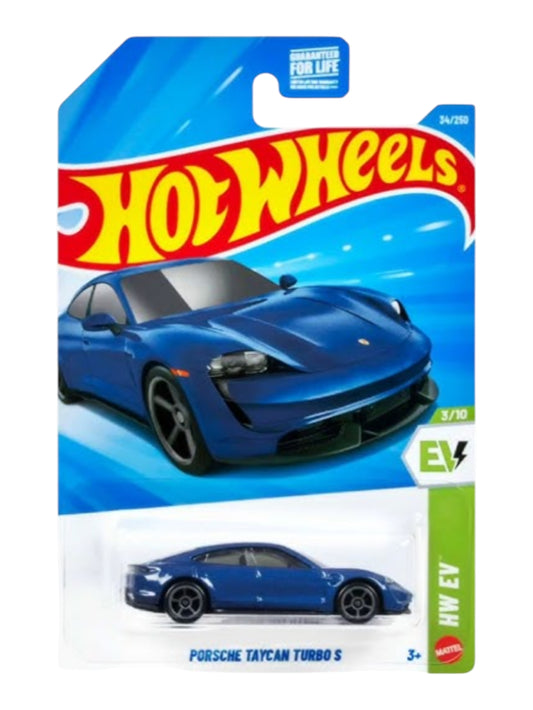 HotWheels "Porsche Taycan Turbo S" Imported Mainline 1:64 Scale