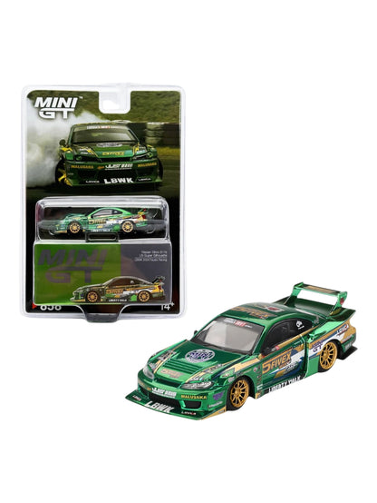 Mini GT Nissan Silvia (S15) LB-Super Silhouette (LBWK 2024 Fausto Racing) 1:64 Scale