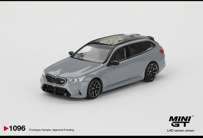 Mini GT BMW M5 Touring G99 Brooklyn Grey Metallic (No.1096) 1:64 Scale