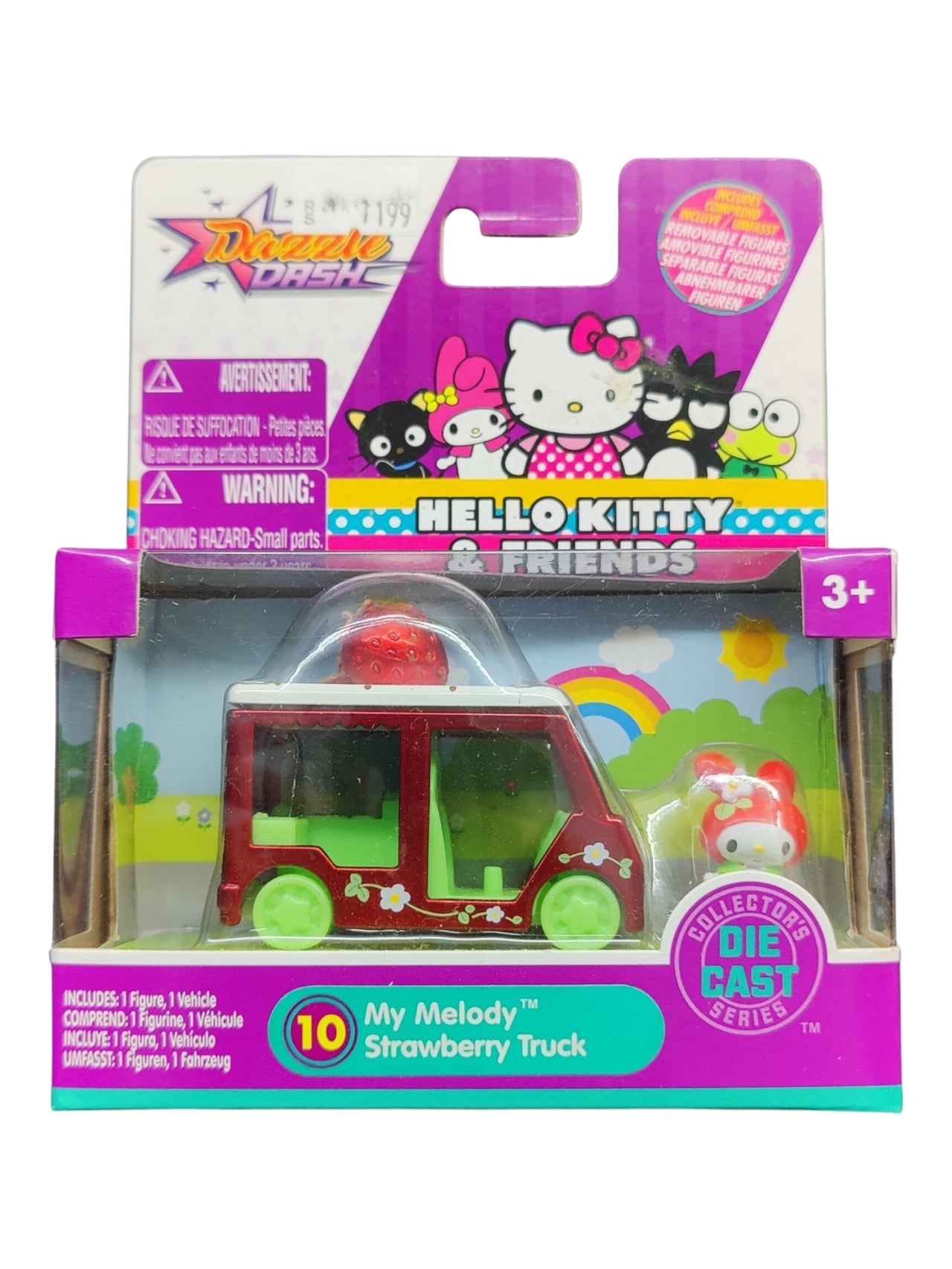 Dazzle Dash Hello Kitty & Friends My Melody Strawberry Truck Diecast