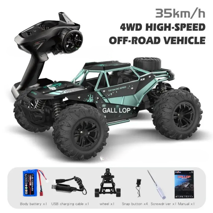 GALLOPISH STORM 1:16 High-Speed RC Desert Buggy (2.4GHz Off-Road Monster Truck) | Model: HW8808-C