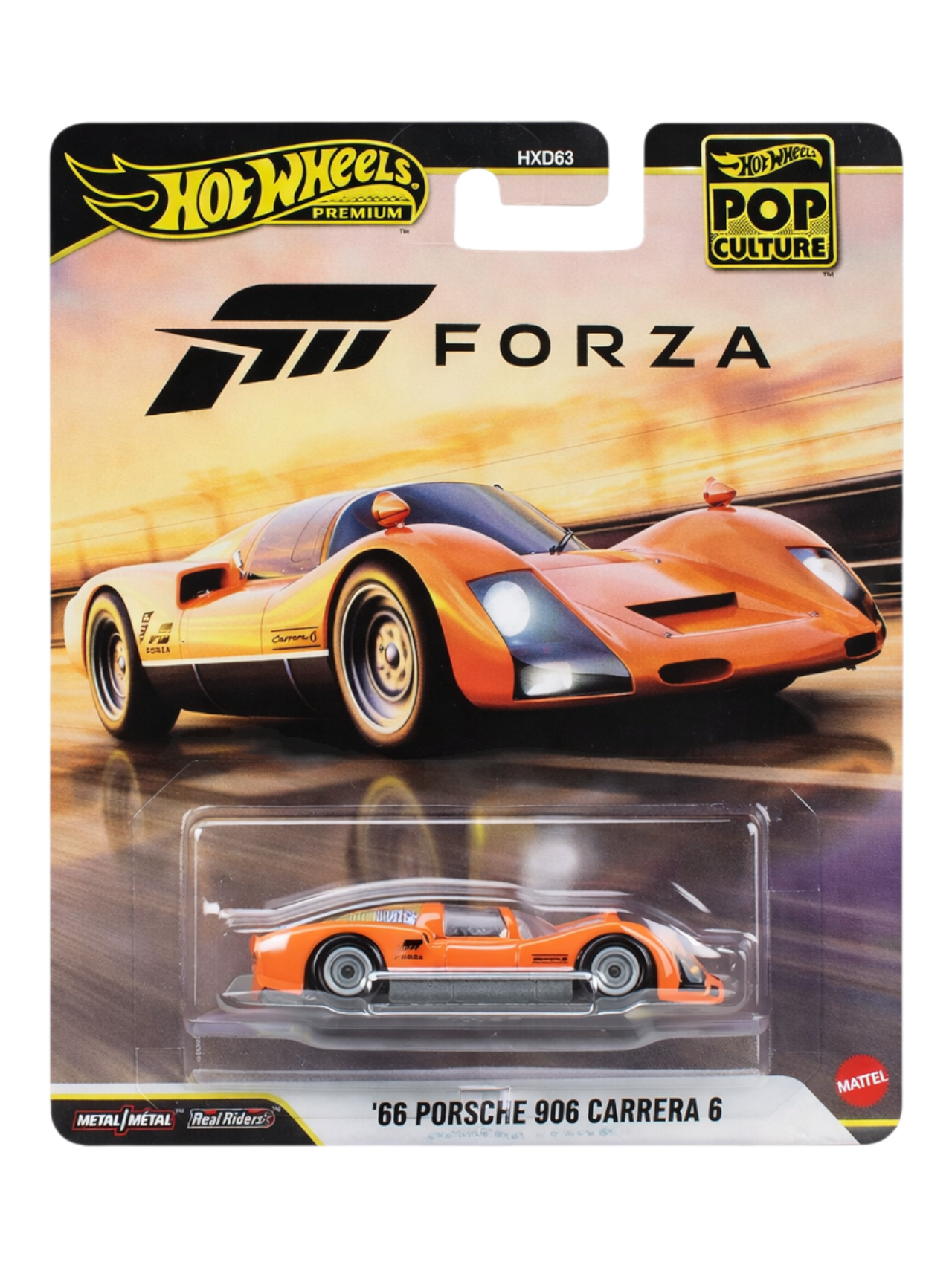 HotWheels Pop Culture Forza 66 Porsche 906 Carrera 6 Imported Premium 1:64 Scale