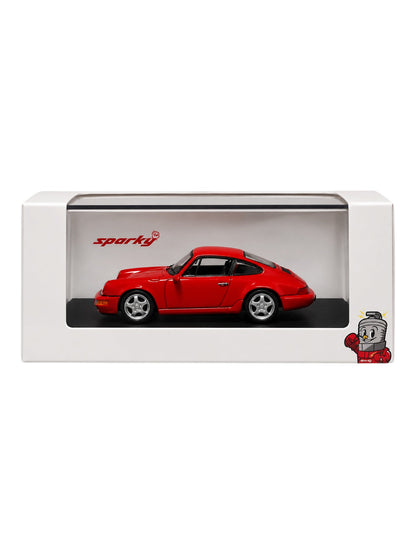 SPARKY "Porsche 911 Carrera Cup 1992 – Classic Red Die-Cast Model Car 1:64 Scale