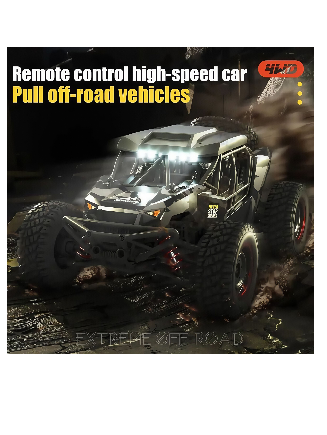 Top Racing Series Adventurer Four-Wheel High-Speed Remote Control (RC) Car
