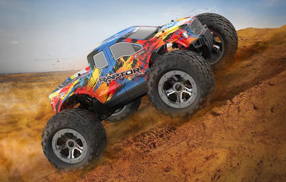 Ford Raptor F-150 RC Racing Track 4×4 ( E331-003 ) Remote Control High-Torque Servo, Alloy Differential Gear Alloy Shocks 2.4GHZ , Alloy Sealed Ball Bearing (Top Speed 35Km/H) 1:10 Scale Official Licensed