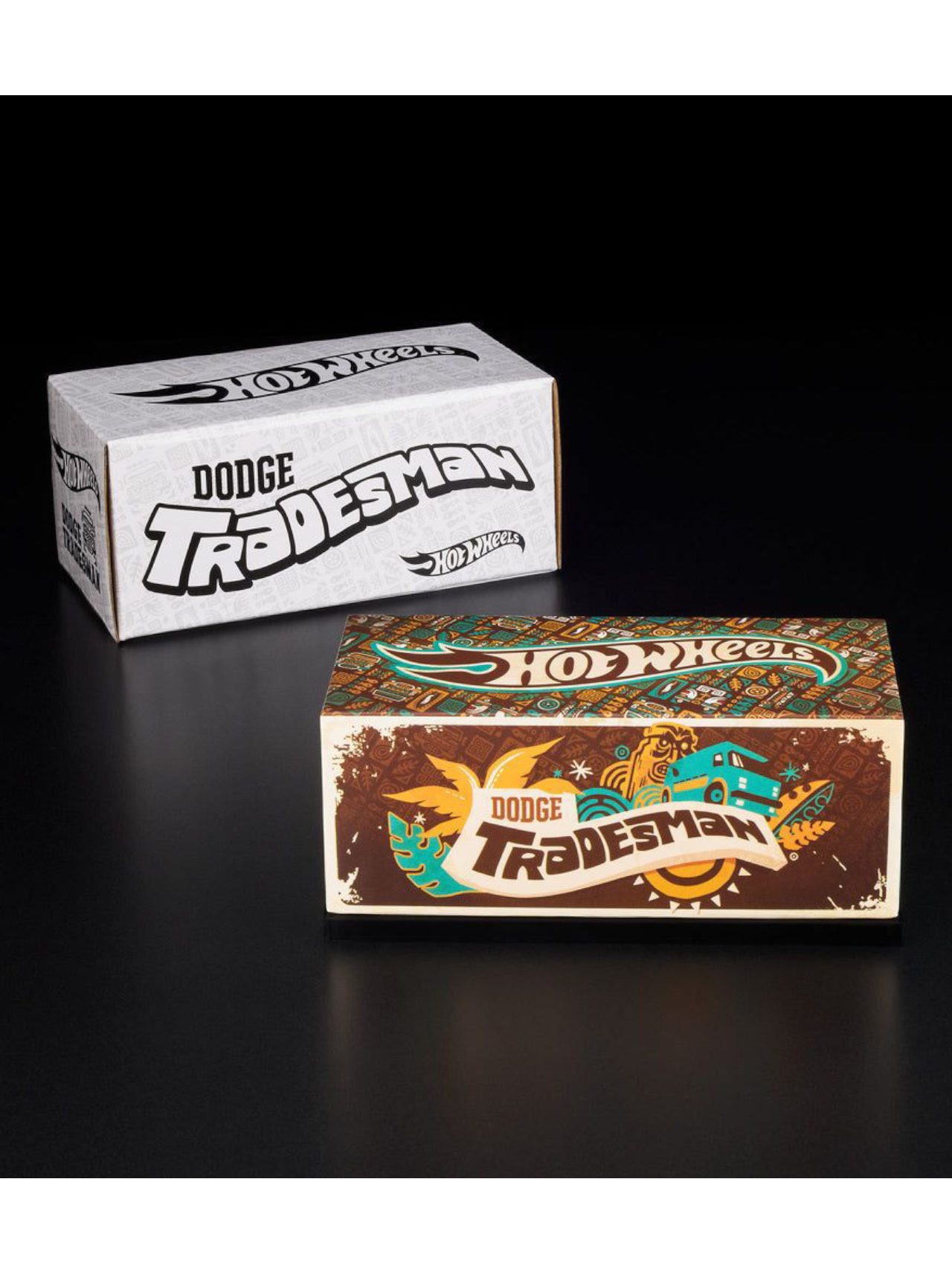 HotWheels 70s Dodge Tradesman Van RLC 1:64 Scale (With Acrylic Case)