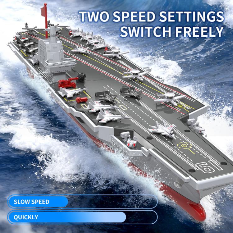 Aircraft Carrier Warship 2.4G Remote Control – RC Military Ship with Dual Motor & Long-Distance Super Warship