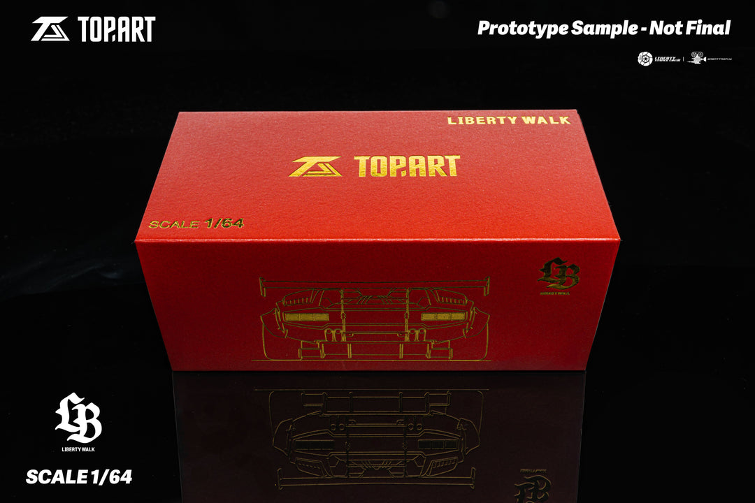 Top Art Liberty Walk Lamborghini Countach 1:64 Scale