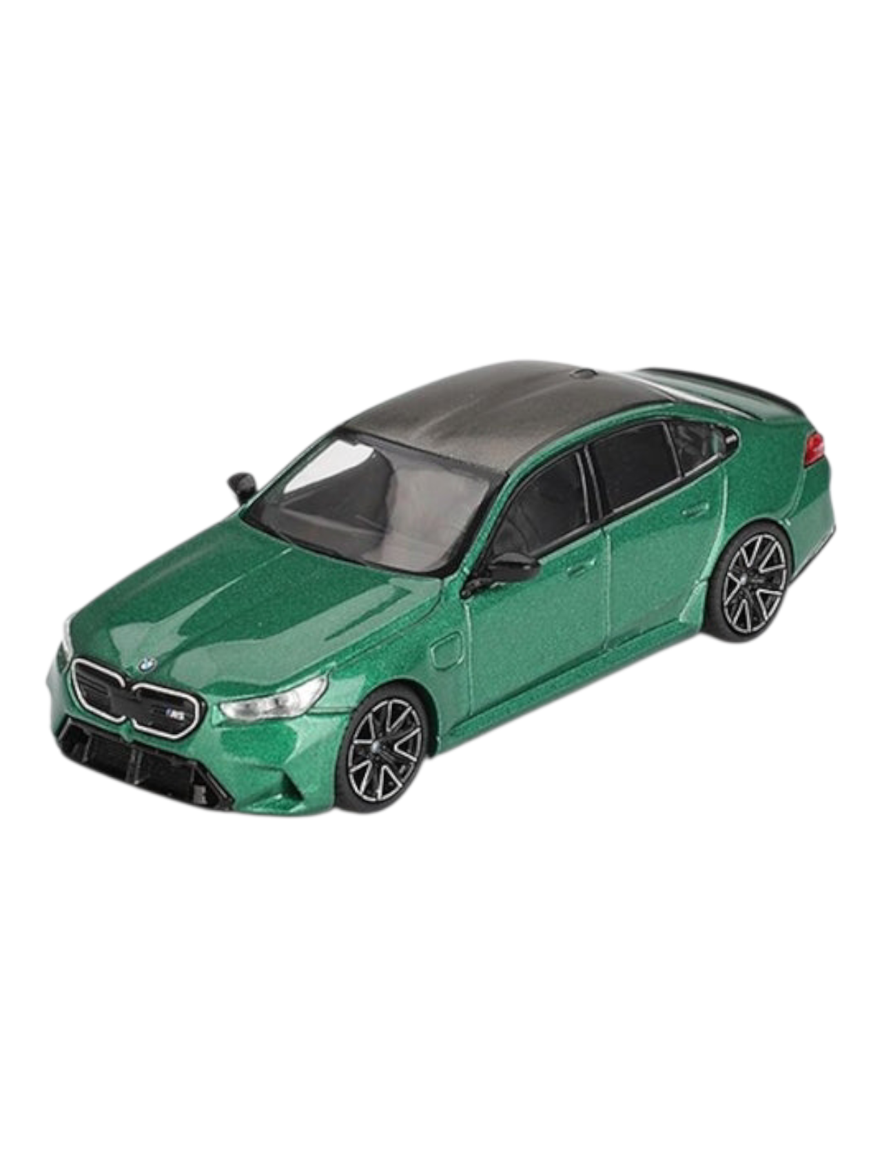 Mini GT Blister #1086: BMW M5 Isle of Man Green Metallic 1:64 Scale