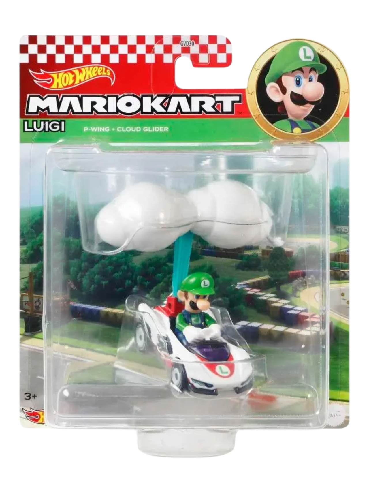 HotWheels Mariokart series Luigi Standard kart Imported 1:64 Scale
