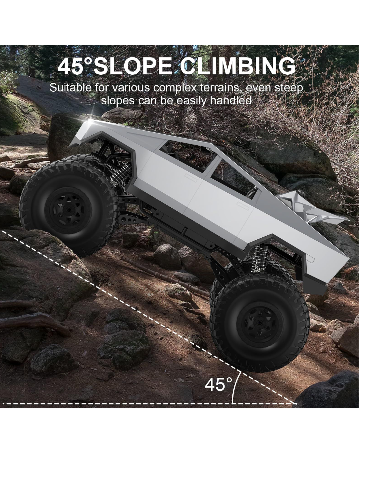 Tesla Monster Remote Control (RC) Truck 1:8 Scale